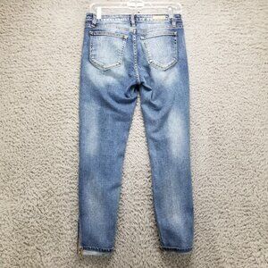 Miss Me Jeans Womens 27 Blue Ankle Skinny Stretch Denim *Read*